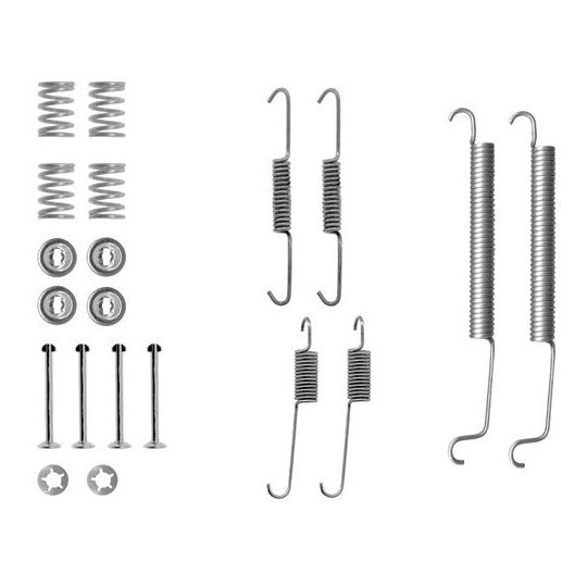 MBA756 - Tillbehörssats, bromsbackar 