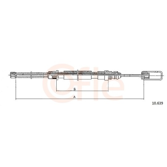 92.10.639 - Cable, parking brake 