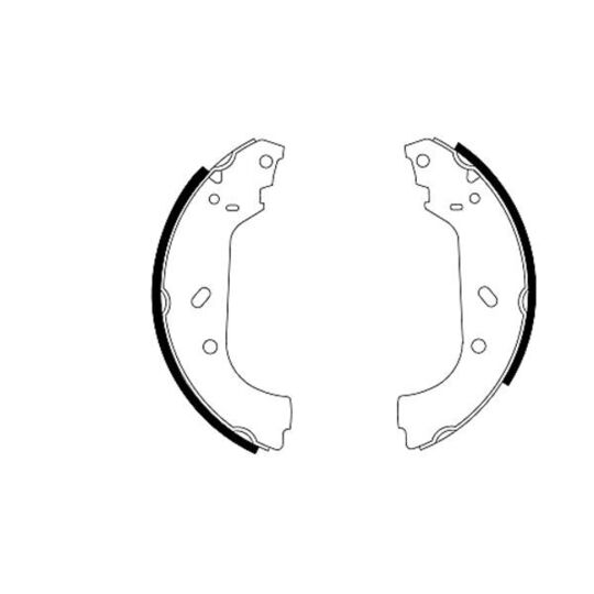 MFR407 - Brake Shoe Set 