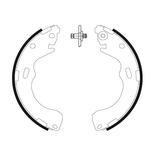 MFR603 - Brake Shoe Set 