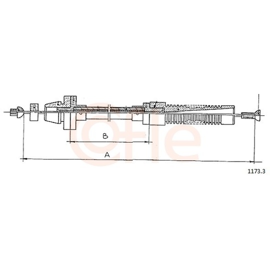 92.1173.3 - Accelerator Cable 