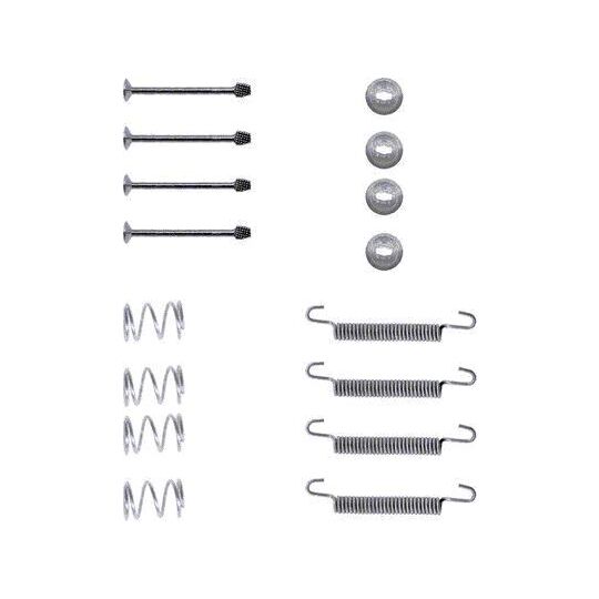 MBA711 - Accessory Kit, parking brake shoes 