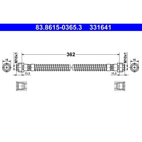 83.8615-0365.3 - Jarruletku 