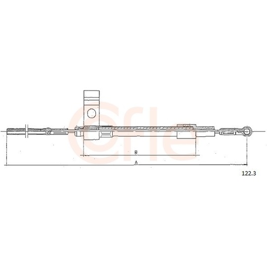 92.122.3 - Clutch Cable 