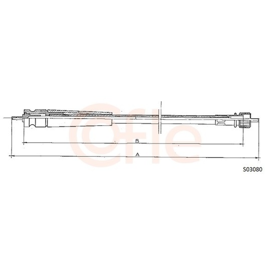 92.S03080 - Tacho Shaft 