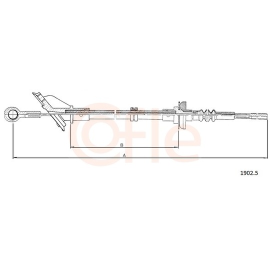 92.1902.5 - Clutch Cable 