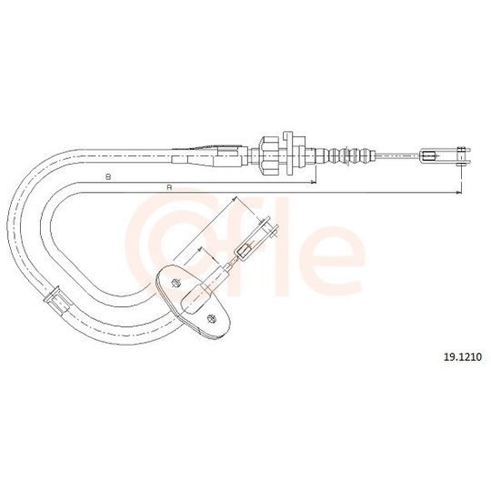 92.19.1210 - Clutch Cable 