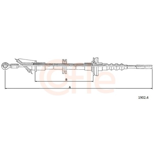 92.1902.4 - Clutch Cable 