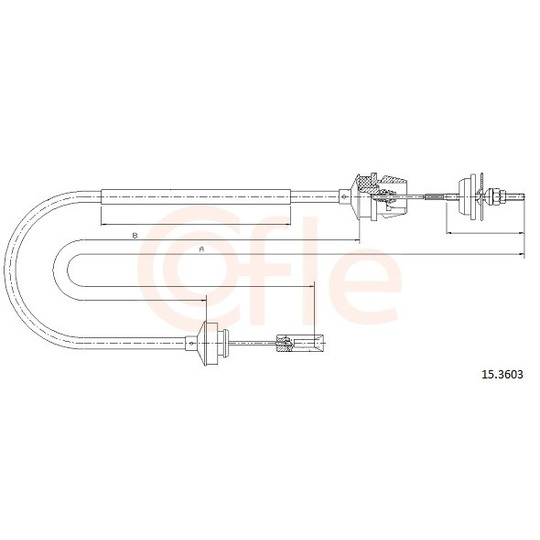 92.15.3603 - Clutch Cable 