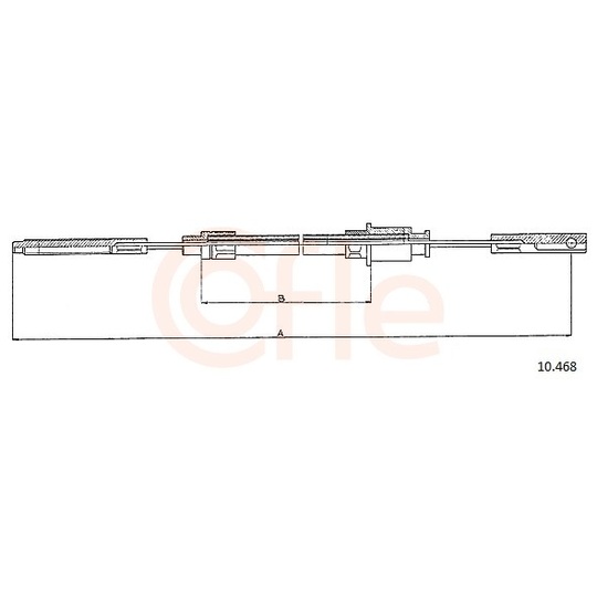 92.10.468 - Cable, parking brake 