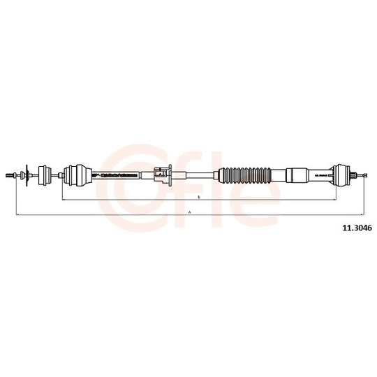 92.11.3046 - Clutch Cable 