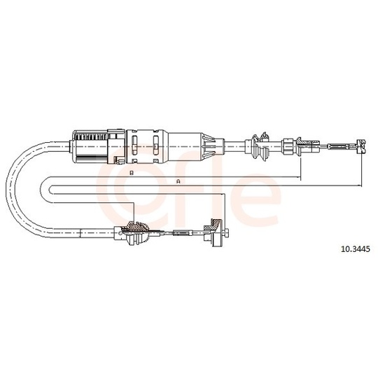 92.10.3445 - Clutch Cable 