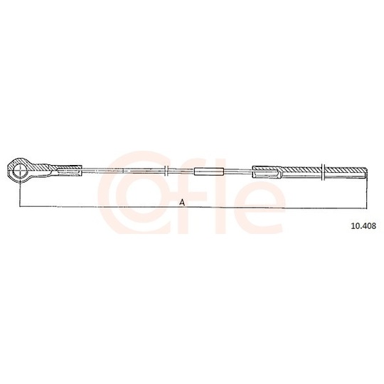 92.10.408 - Cable, parking brake 