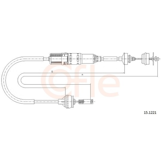 92.15.1221 - Clutch Cable 