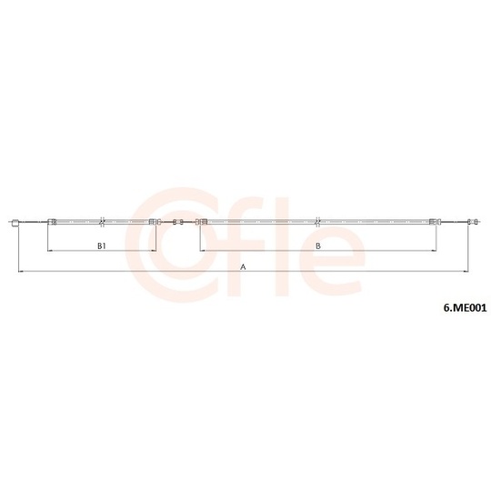 92.6.ME001 - Bonnet Cable 