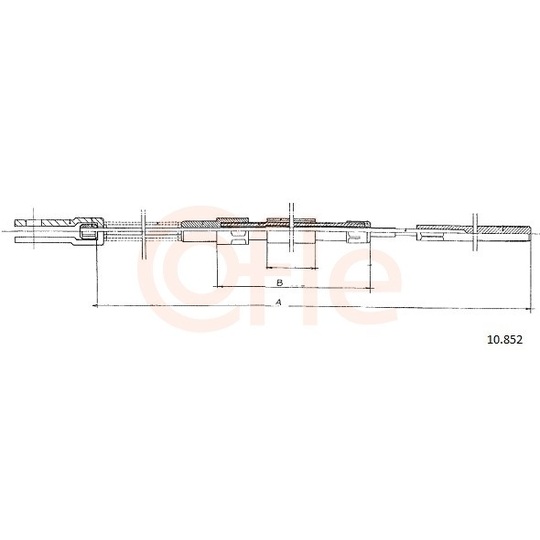 92.10.852 - Cable, parking brake 