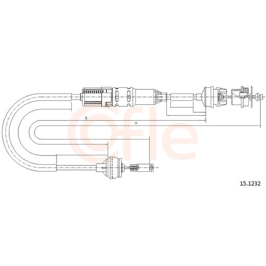 92.15.1232 - Clutch Cable 