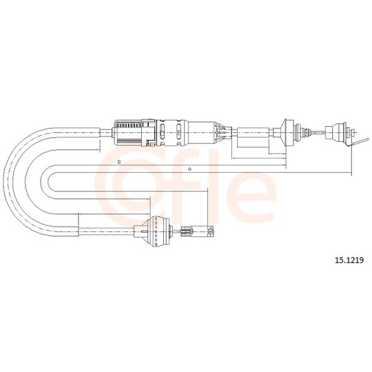 92.15.1219 - Clutch Cable 