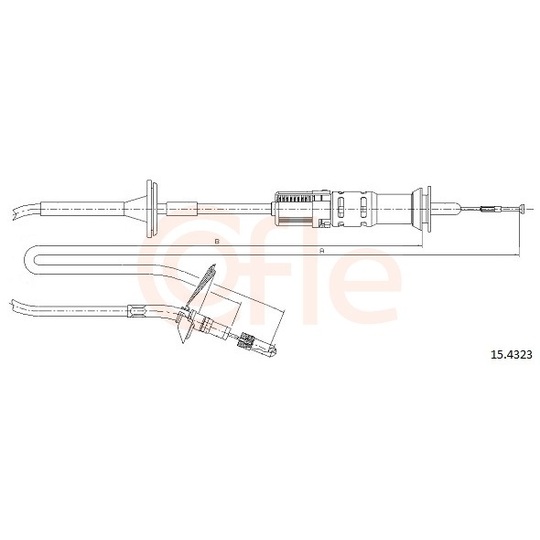 92.15.4323 - Clutch Cable 