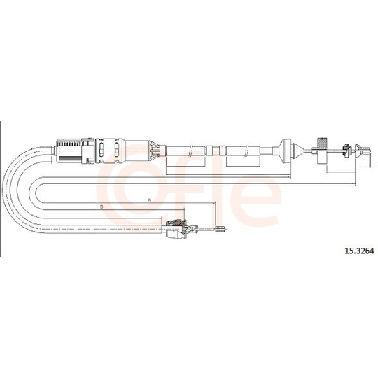 92.15.3264 - Clutch Cable 