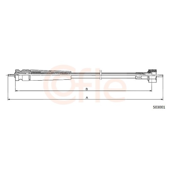 92.S03001 - Tacho Shaft 