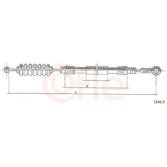 92.1141.5 - Cable, parking brake 