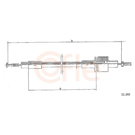 92.11.244 - Clutch Cable 