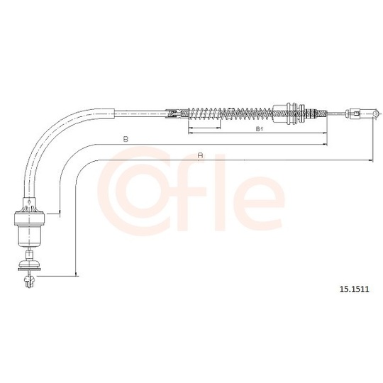 92.15.1511 - Clutch Cable 