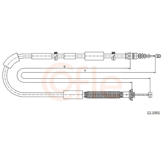 92.12.1501 - Cable, parking brake 