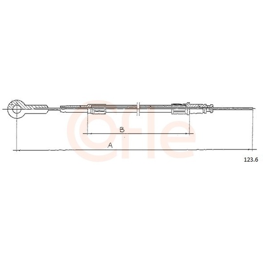 92.123.6 - Accelerator Cable 