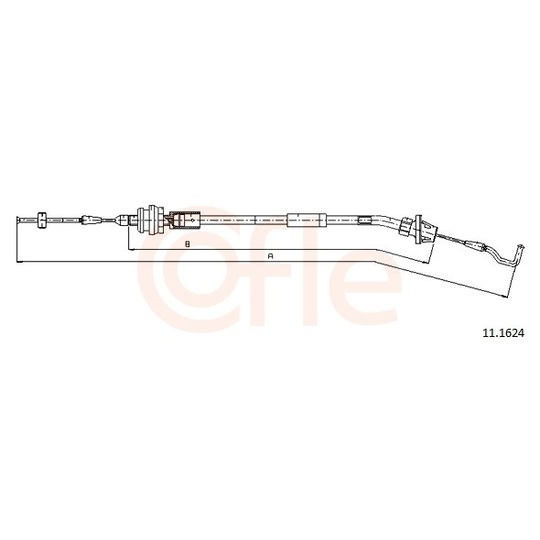 92.11.1624 - Accelerator Cable 