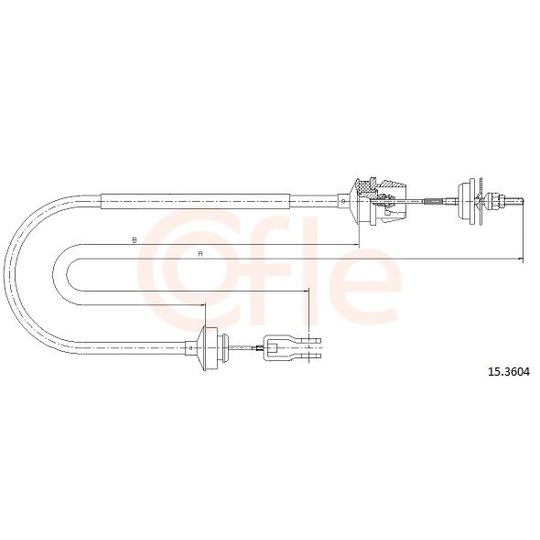 92.15.3604 - Clutch Cable 