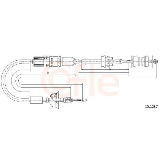 92.15.1237 - Clutch Cable 