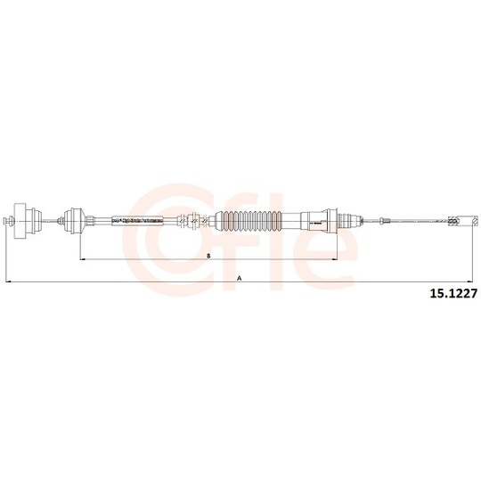 92.15.1227 - Clutch Cable 