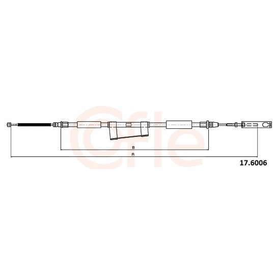 92.17.6006 - Cable, parking brake 