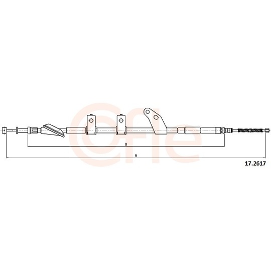 92.17.2617 - Cable, parking brake 