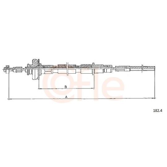 92.182.4 - Clutch Cable 