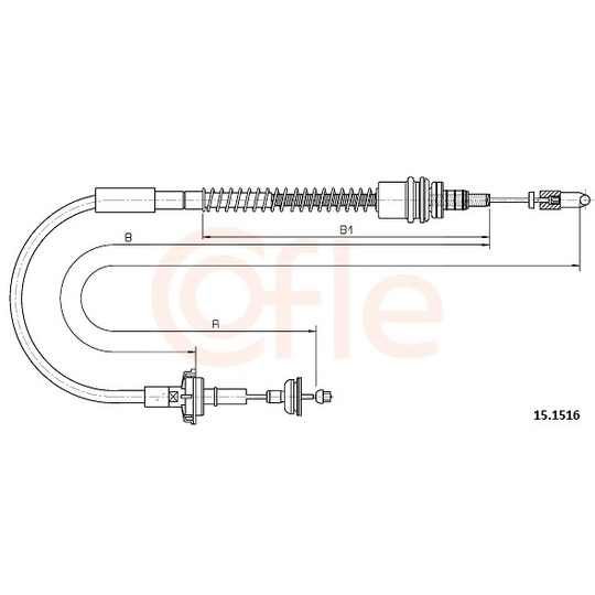 92.15.1516 - Clutch Cable 