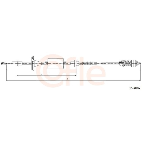 92.15.4087 - Clutch Cable 