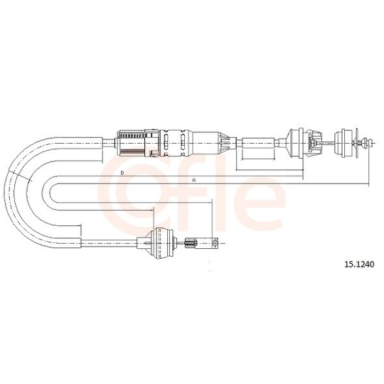 92.15.1240 - Clutch Cable 