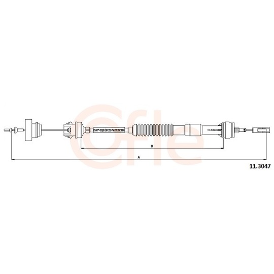 92.11.3047 - Clutch Cable 