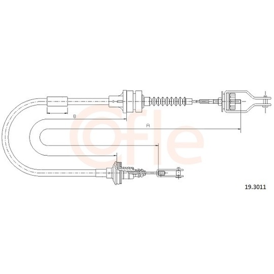 92.19.3011 - Clutch Cable 