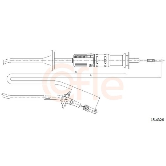 92.15.4326 - Clutch Cable 