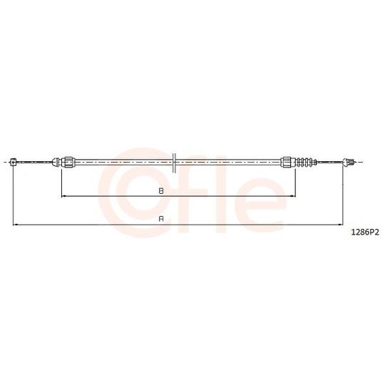 92.1286P2 - Bonnet Cable 