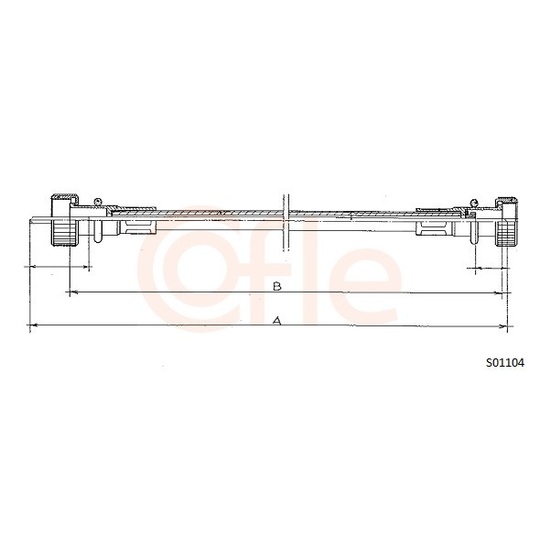 92.S01104 - Tacho Shaft 