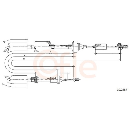 92.10.2987 - Clutch Cable 