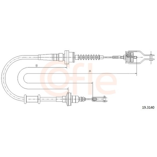 92.19.3140 - Clutch Cable 