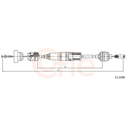 92.11.3268 - Clutch Cable 