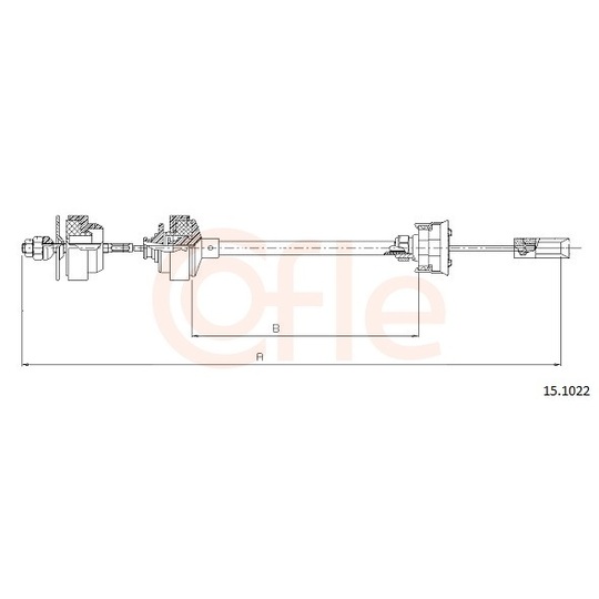 92.15.1022 - Clutch Cable 