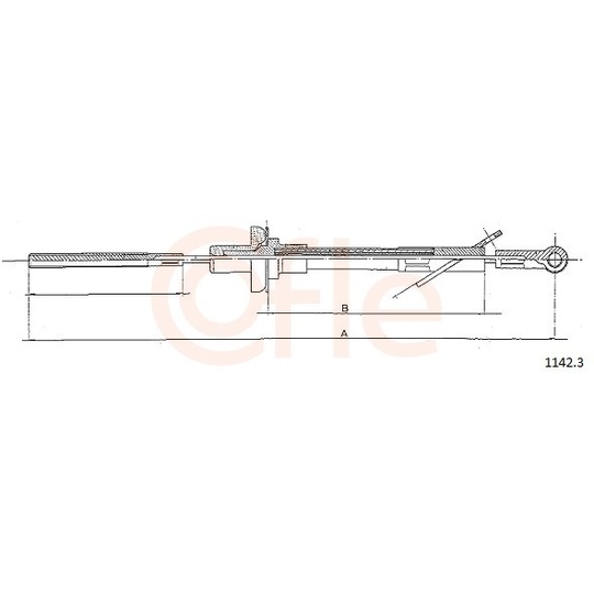 92.1142.3 - Clutch Cable 